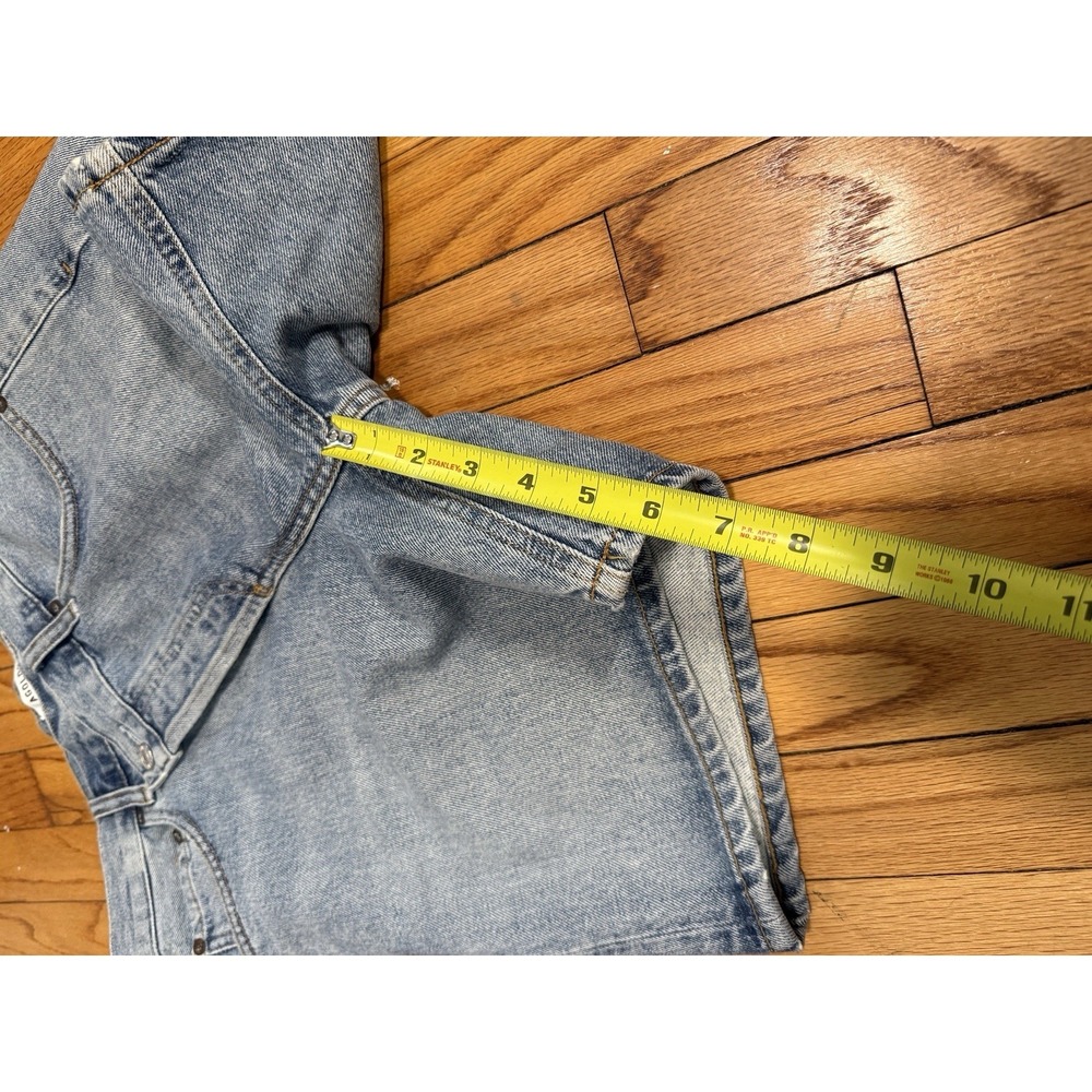Agolde Criss Cross Jean Short in Momentum Size 24 - Picture 6 of 7